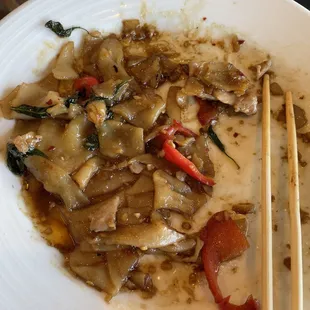 Drunken Noodles in a lot of oil!