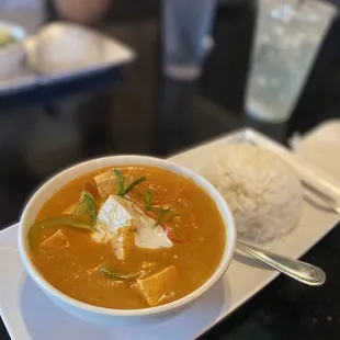 Panang Curry with tofu