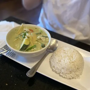 Green Curry with chicken