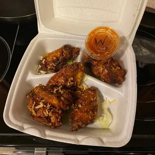 Chicken wings appetizer