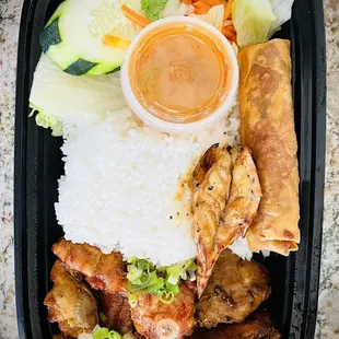 Grilled combination with chicken