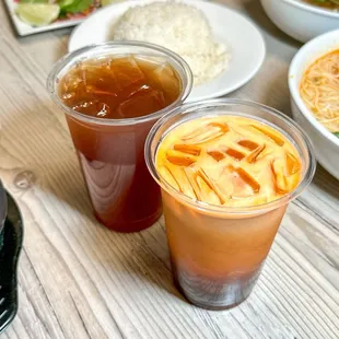 Lychee Fusion Iced Tea &amp; Thai Iced Tea