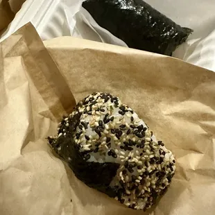 Grilled Salmon Rice Ball