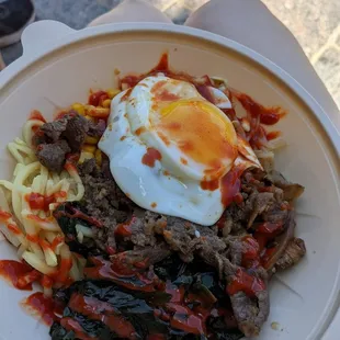 Black Rice with Bulgogi + Egg