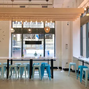 Interior of restaurant