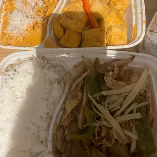 Curry tofu Ginger Chicken