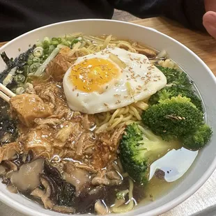 Chicken teriyaki with ramen noodles