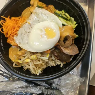 Spicy chicken classic bibimbop rice