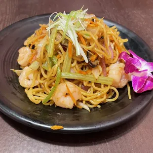 Shrimp Stirfried Soba
