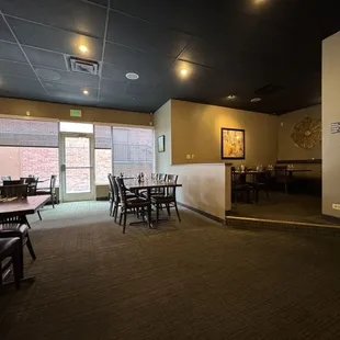 the dining area