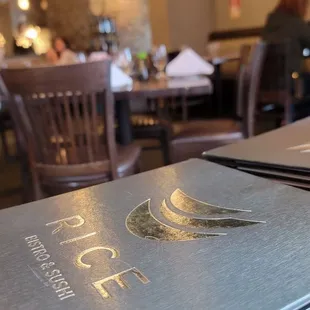 the menu