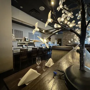 the interior of a restaurant