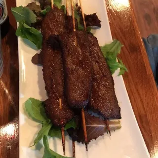 Grilled Beef on a Stick