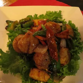 Scallop with Black Bean Sauce
