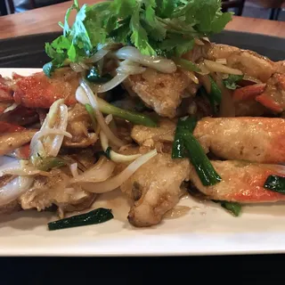 Dungeness Crab with Ginger & scallion