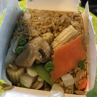 Vegetable fried rice