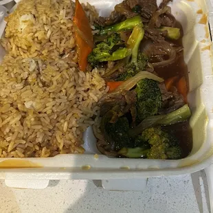 Steam Broccoli beef