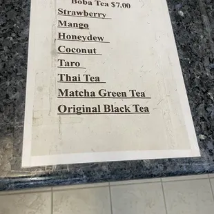 Boba tea