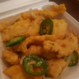 Salt and pepper fish