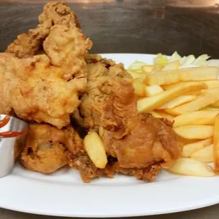 Fried chicken plate