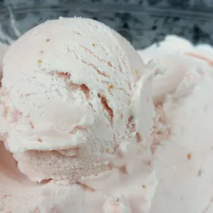 Fresh Strawberry Ice Cream made in house