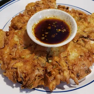 Seafood Pancake...light on seafood