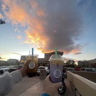 sushi and sashimi, outside