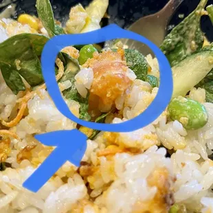 ... until I realized this all the salmon you get in a large bowl.