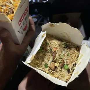 F1. One Meat Lo Mein 1. Chris Fried Rice Sorry I didn't get a better picture of the lo mein!