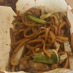 Chicken F1. One Meat Lo Mein