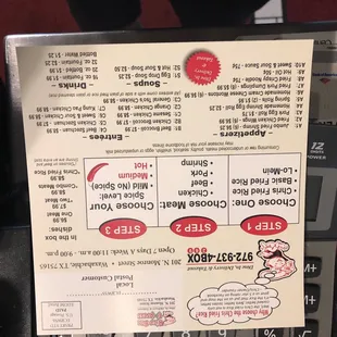 menu, sushi and sashimi