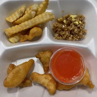 Chicken puffs