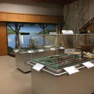 We have a collection of artifacts from the Native Americans who lived in Rice County before European settlement.