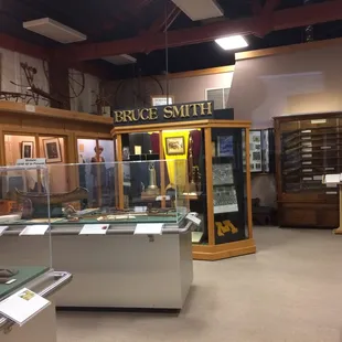 The gallery houses a number of cases dedicated to telling the story of the people who make Rice County great.