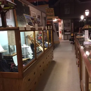 Some of our exhibits cover the business history of Rice County, such as this one on Sellner Manufacturing, creators of the Tilt-A-Whirl.