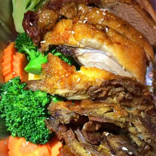 Chefs crispy duck - excellent - I love crispy duck done like this!