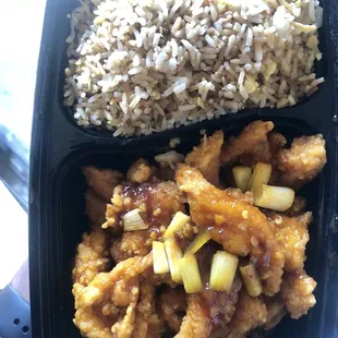 Orange Chicken Lunch Combo