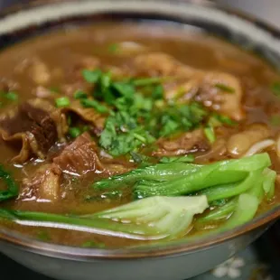 Hongkong Style Braised Beef Flank Noodle Soup