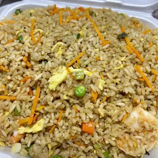 Shrimp fried rice - dry