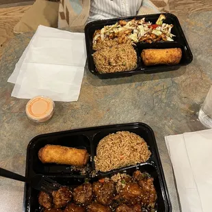 Sesame Chicken and Hibachi Chicken