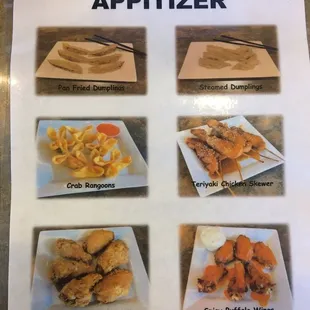 menu, sushi and sashimi