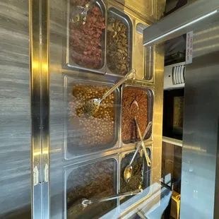 he inside of a commercial kitchen