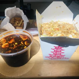 Famous fred rice and soup