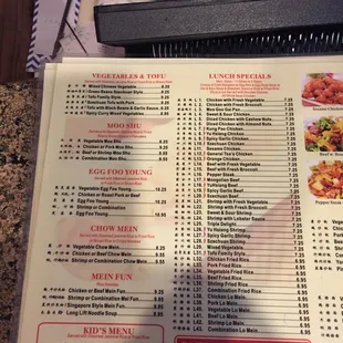 menu, sushi and sashimi