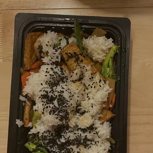 . R34. Tofu Country Style Combo Plate