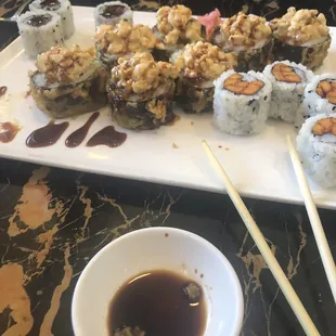 Dynamite roll is the one in the middle