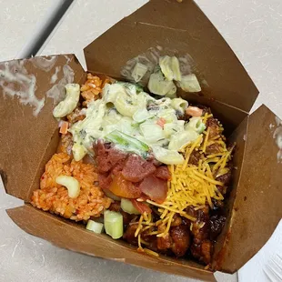 Cocaine Chicken Bowl with Kimchi fried rice