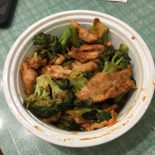 Chicken with broccoli