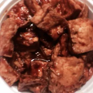 General tso tofu.  Very good