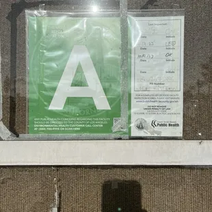 A rating....